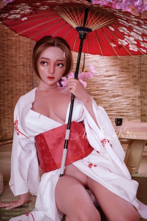 155cm (5ft1) AK24 Seamless Neck All-In-One Silicone Sex Doll