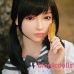 Yearndoll Aoyi 158cm D cup Luxury item Cute Student Silicone realistic skin texture Real doll