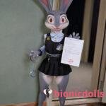 Dolls Castle 168cmFurry Silicone Sex Doll Rabitty