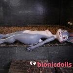 Dolls Castle 168cmFurry Silicone Sex Doll Rabitty