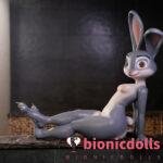 Dolls Castle 168cmFurry Silicone Sex Doll Rabitty