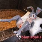 Dolls Castle 168cmFurry Silicone Sex Doll Rabitty