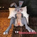 Dolls Castle 168cmFurry Silicone Sex Doll Rabitty