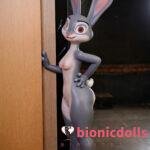 Dolls Castle 168cmFurry Silicone Sex Doll Rabitty